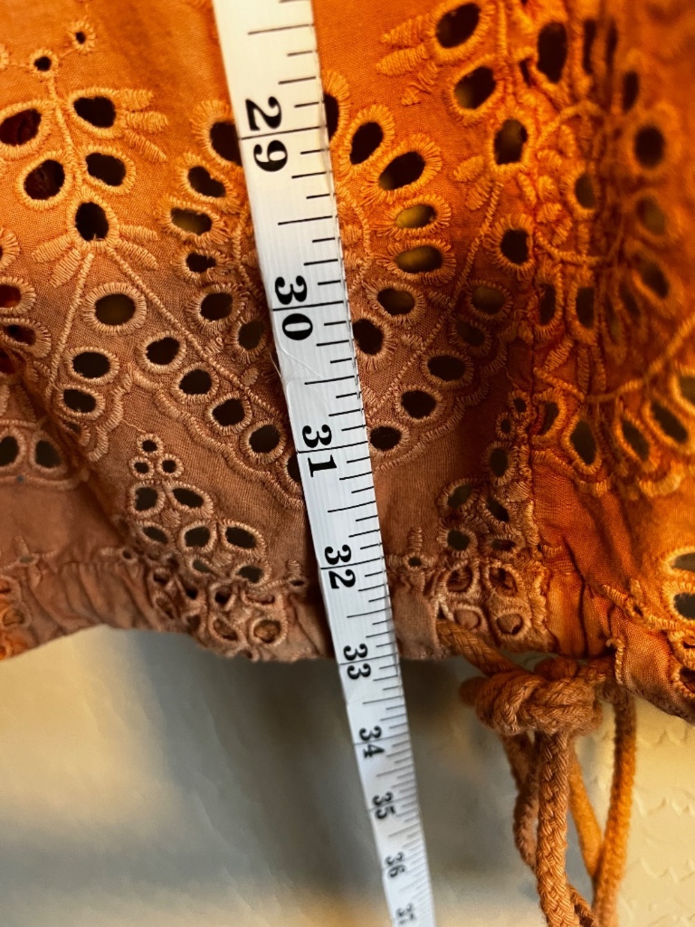 *Sundance* Moonlight Terracotta Eyelet Jacket Size Petite Medium *NWOT* - Picture 9 of 10